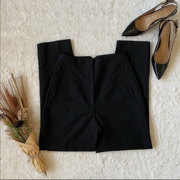Black High Waisted Tailored Trouser Pants XS - Picture 12 of 14